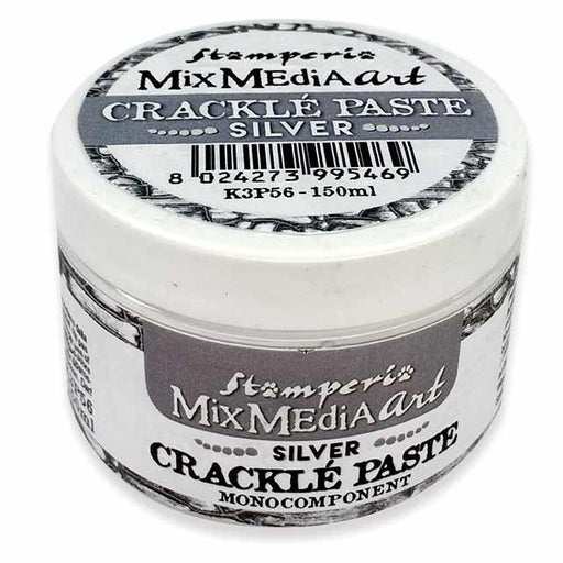 STAMPERIA SILVER CRACKLE PASTE 150ML