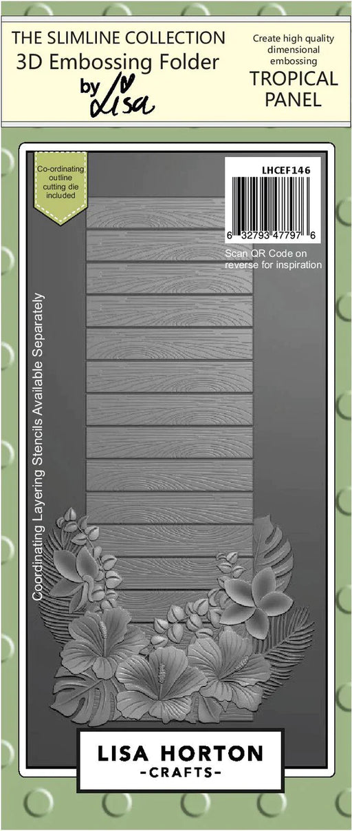 Nellie's Choice 4 x 6 3D Embossing Folder Arums