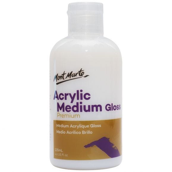 MM ACRYLIC MEDIUM GLOSS 135MLS - MAMD0001