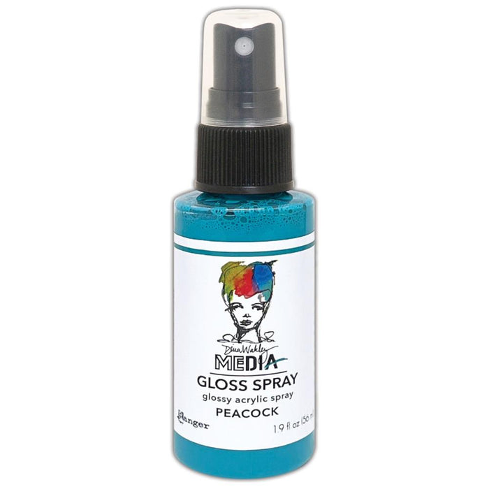 RANGER DINA WAKLEY MEDIA GLOSS SPRAY PEACOCK - MDO73826