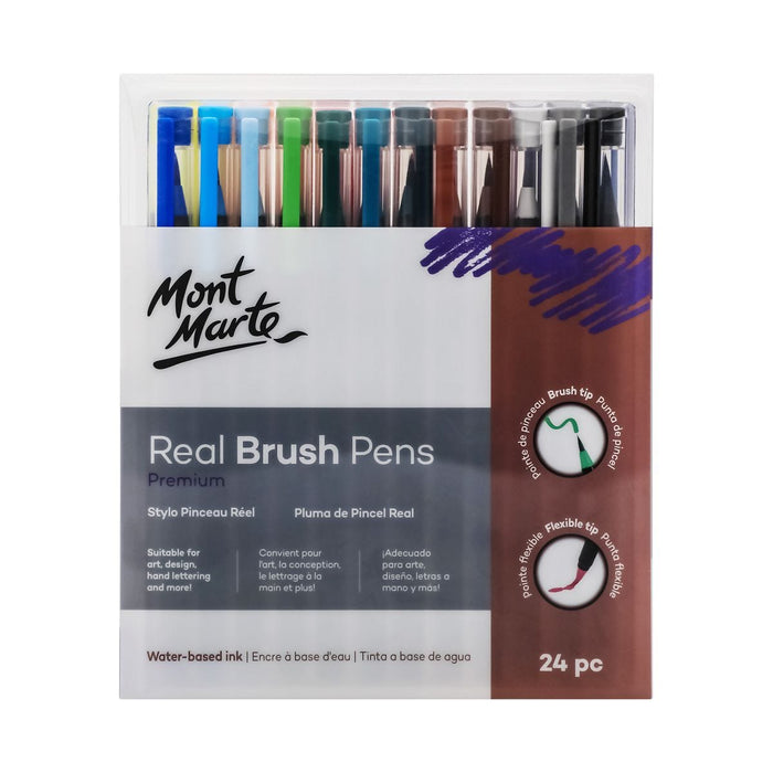 MM REAL BRUSH PENS 24PC - MMPM0047