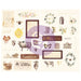 PRIMA SPRING FARMHOUSE COLL CHIPBOARD STICKERS