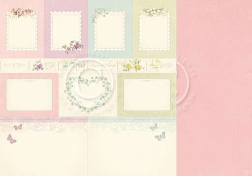 PION 12X12  EASTER GREETINGS MEMORY NOTES