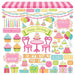 PHOTO PLAY 12X12 PARTY GIRL ELEMENTS STICKER