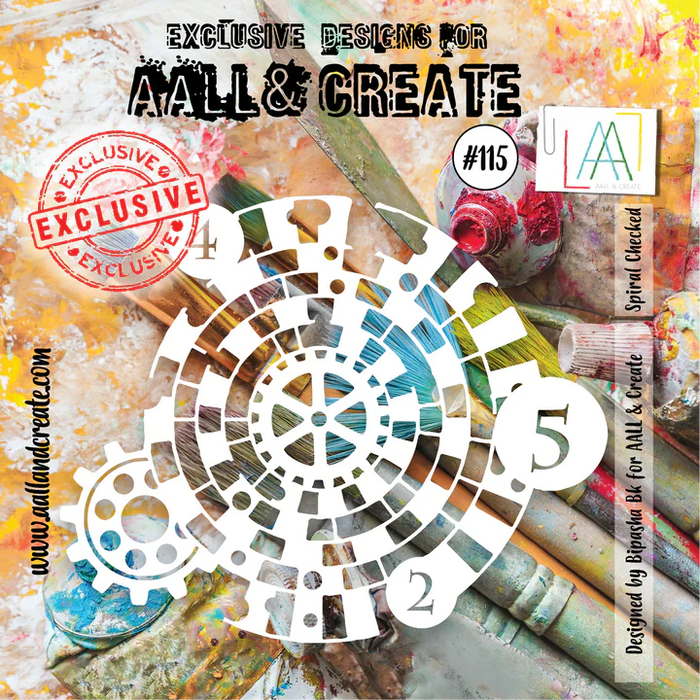 AALL & CREATE STENCIL 6 X 6 #115 - S115