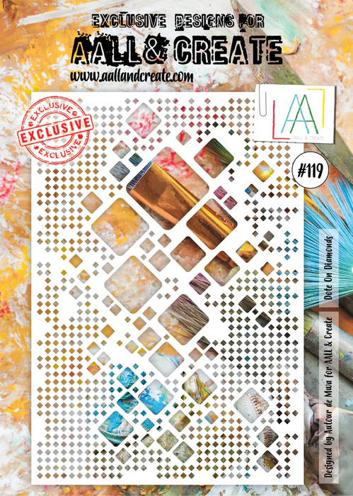 AALL & CREATE STENCIL A4 #119 - S119