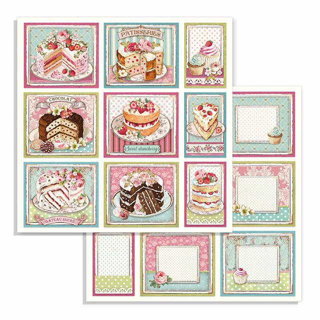 STAMPERIA 12X12 PAPER CAKES - SBB735