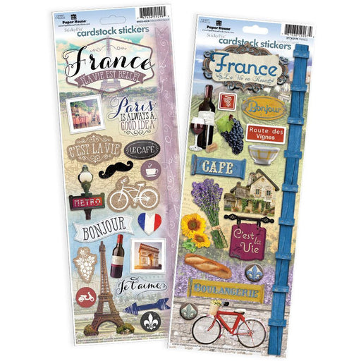 PAPER HOUSE VALUE STICKER PACK FRANCE - STCX4033E