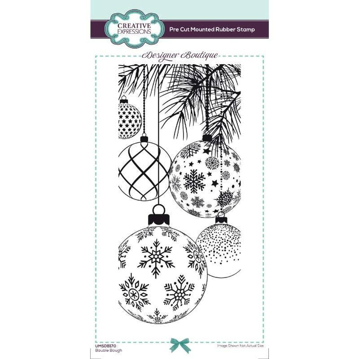 CREATIVE EXPRESSIONS STAMP BAUBLE BOUGH - UMSDB170