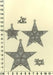 CHIPBOARD RAW HANGING STARS